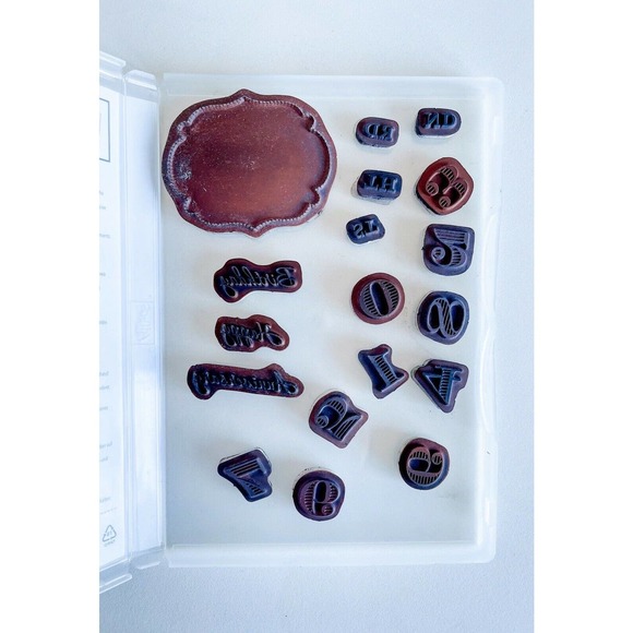 STAMPIN UP Stamp set - MEMORABLE MOMENTS - Large Numbers, Anniversary, Birthday - Picture 6 of 7